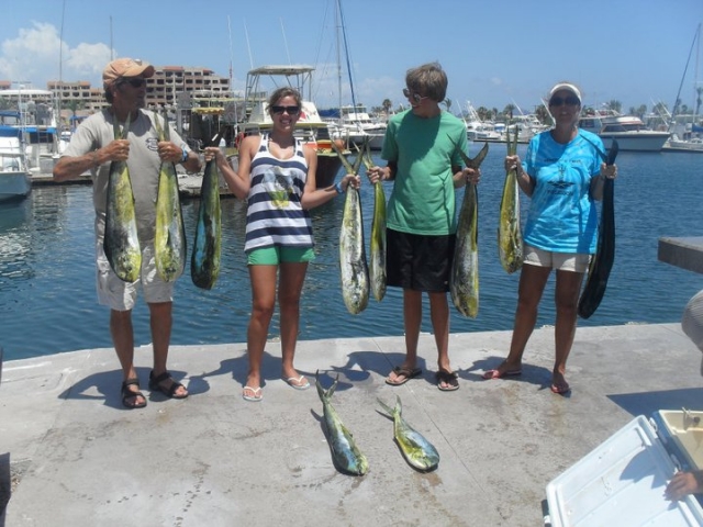 Pescadores con suerrte